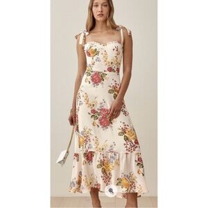 NEW Reformation Nikita Floral Midi Dress 12